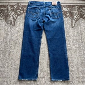 Levi’s 501 Jeans Men’s 36 x 32 Medium Blue Denim Straight Leg Button Fly